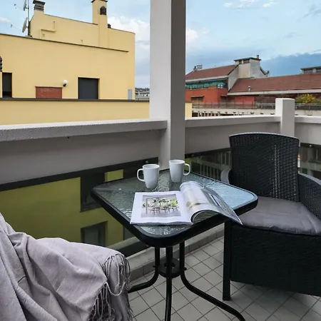Contempora - Elvezia 10a - Quadrilocale E6a Apartmán Milán